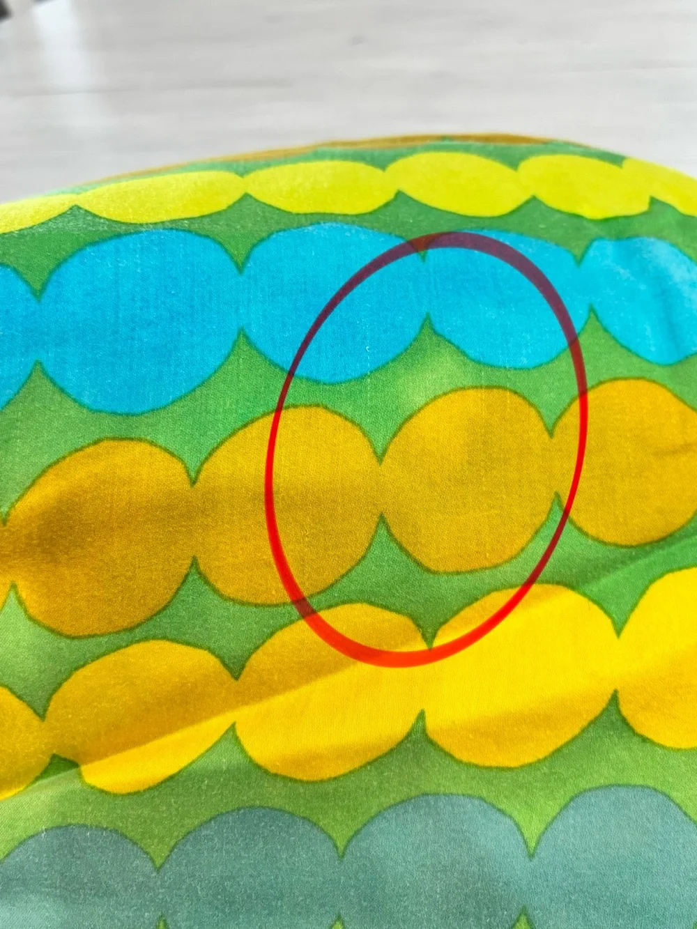 CRATE & BARREL MARIMEKKO Teal Yellow Blue RASYMATTO TEAL DUVET Cover King *READ*
